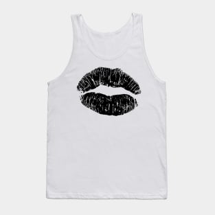 "Lips to die for" design Kiss Tank Top